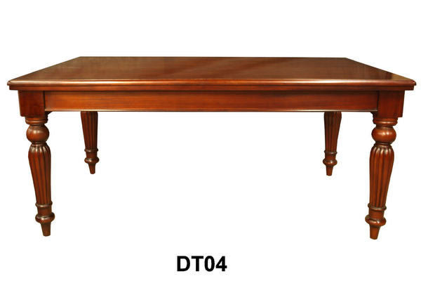 Fixed Chippendale Dining Table