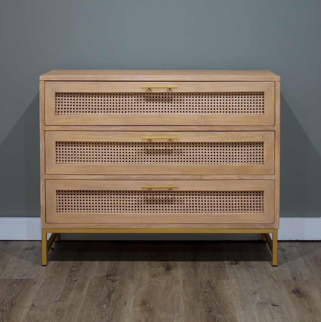 Mala Timber and Rattan Lowboy - Wholesale