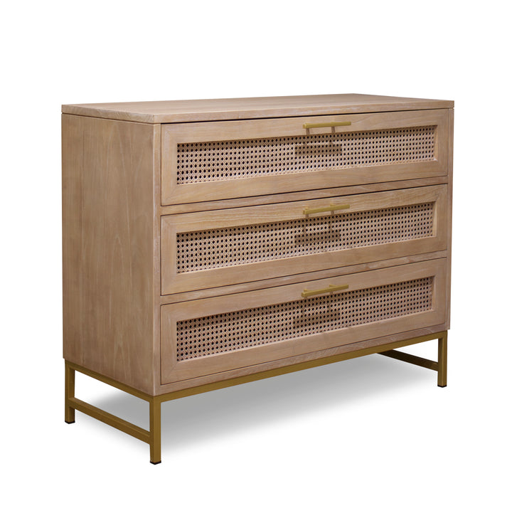 Mala Timber and Rattan Lowboy - Wholesale