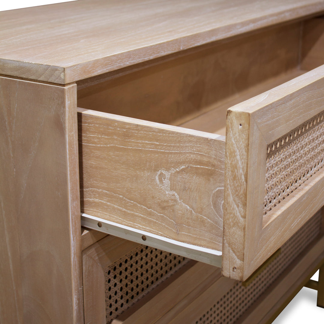 Mala Timber and Rattan Lowboy - Wholesale
