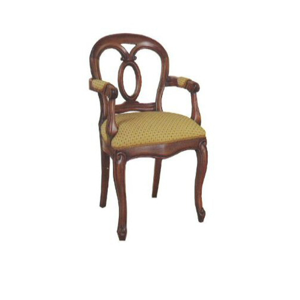 Oval Back Carver Dining Chair