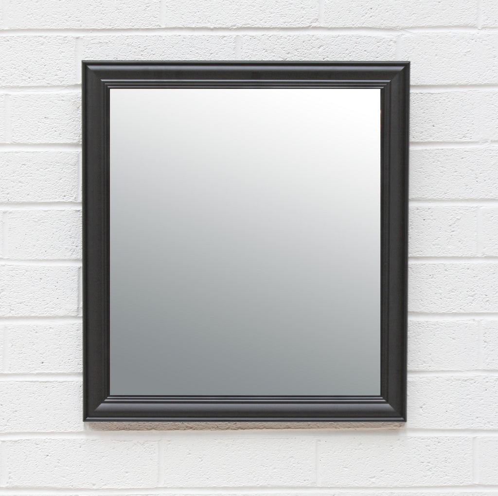 Matte Black Moulded Frame Mirror