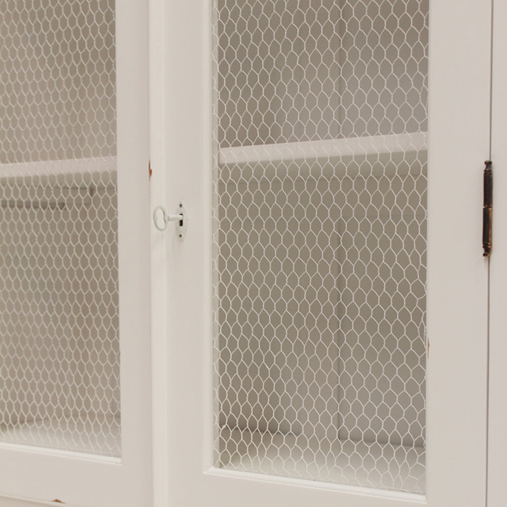 Farmhouse Kitchen Cabinet with Mesh Doors - Wholesale