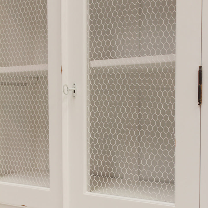 Farmhouse Kitchen Cabinet with Mesh Doors - Wholesale