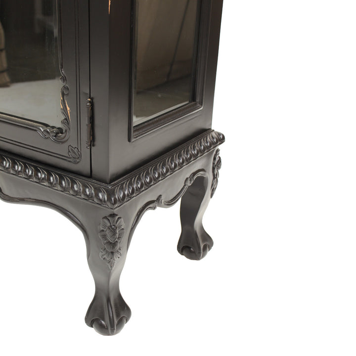 Single Door Carved Dutch Showcase - Wholesale