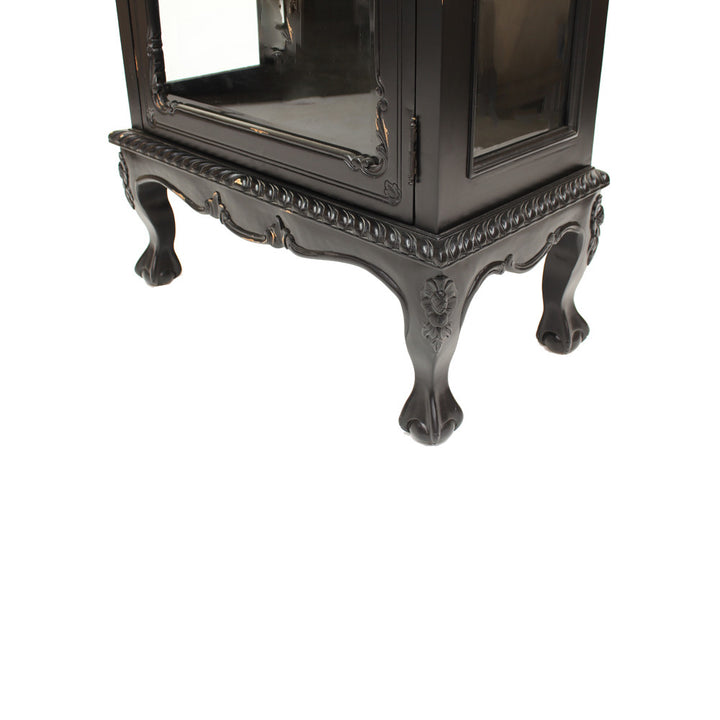 Single Door Carved Dutch Showcase - Wholesale