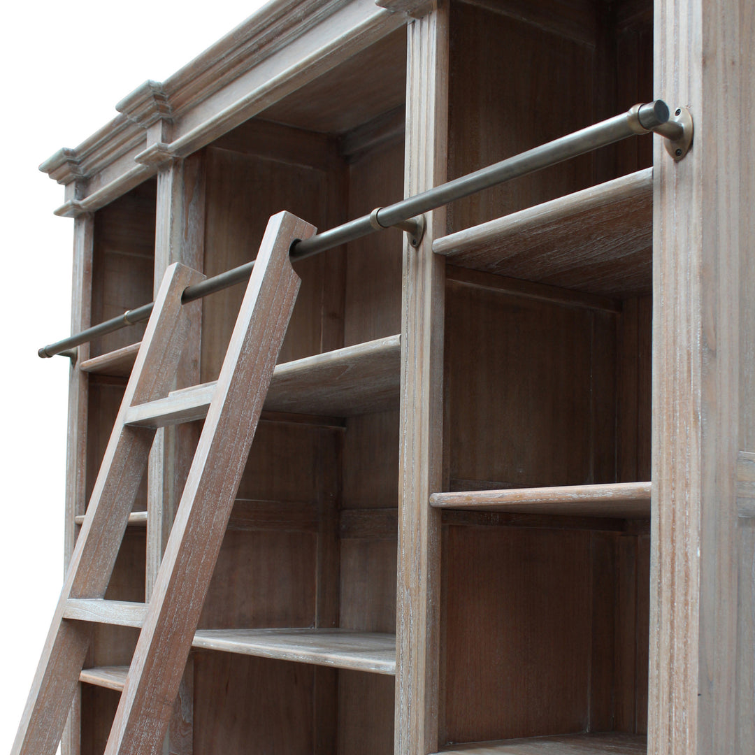 Estate Bookcase with Ladder - Wholesale