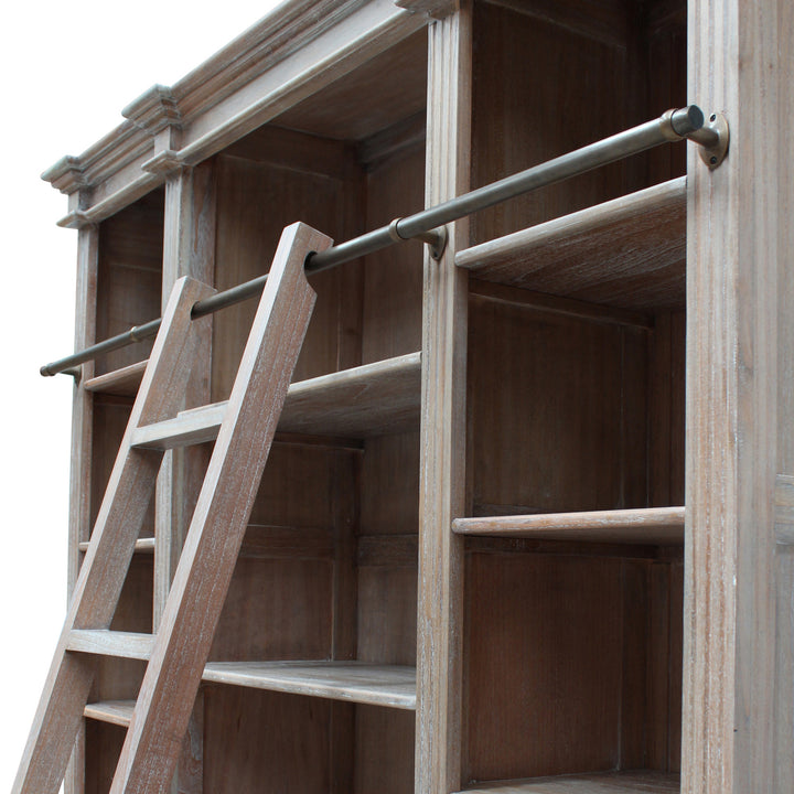 Estate Bookcase with Ladder - Wholesale