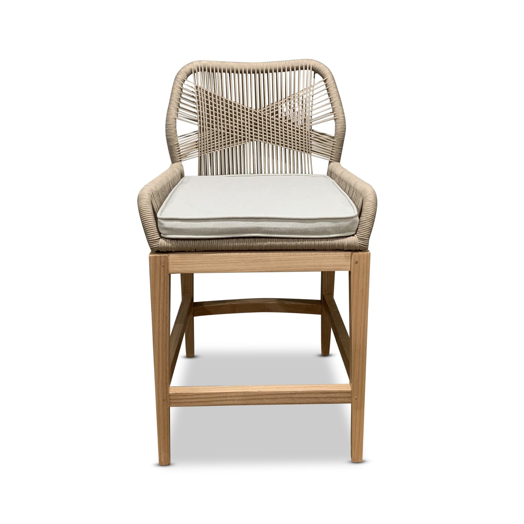 Rope weave discount counter stool
