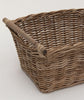 Rectangle Storage Basket with Timber Pole Handles
