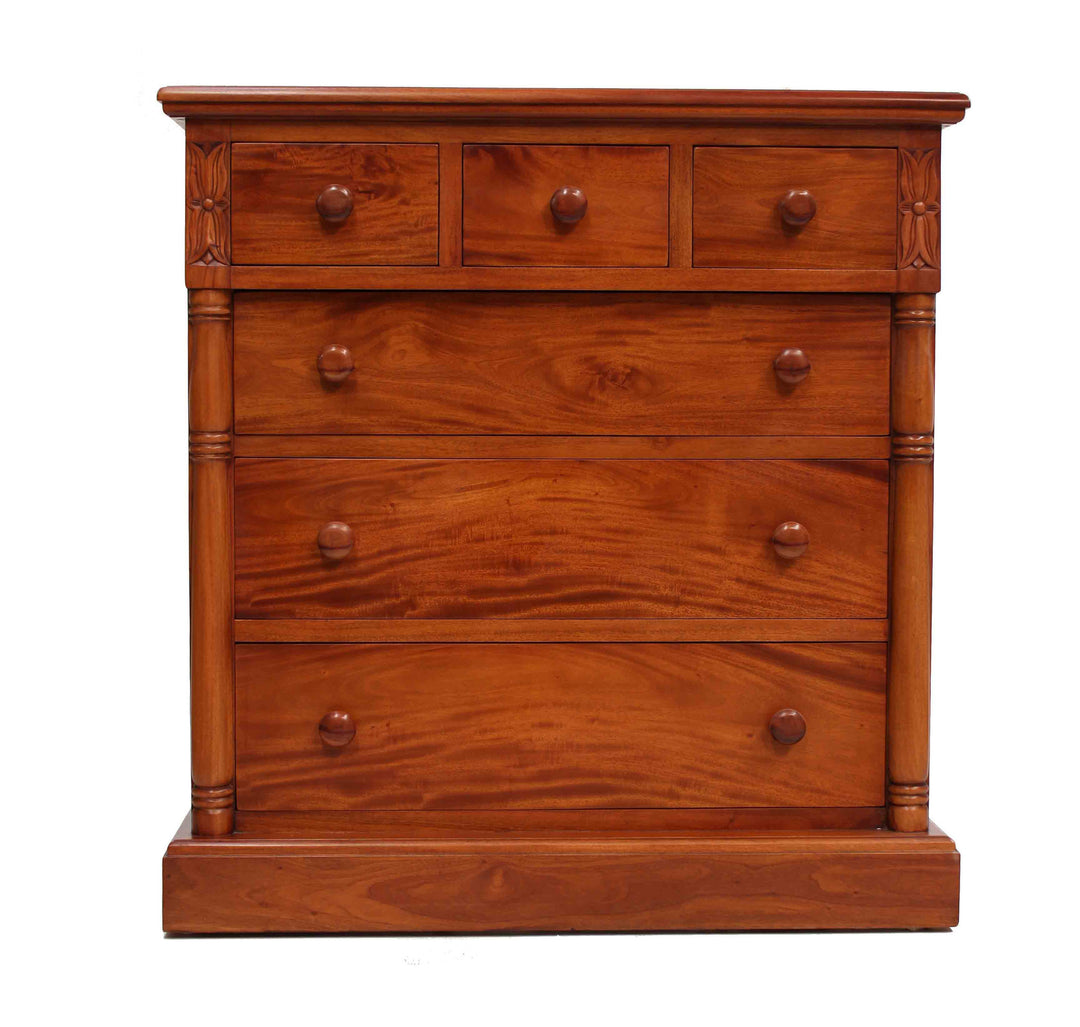 Colonial Six Drawer Tall-Boy